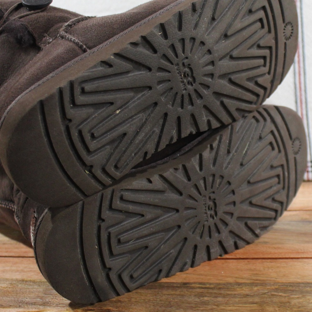 Bailey Ugg Three Button Boot Chocolate Brown - image 5